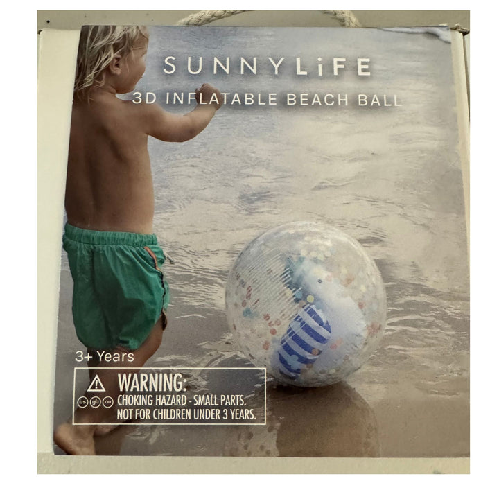 Sunnylife Sid the Seagull 3D Inflatable Beach Ball / Confetti Filled