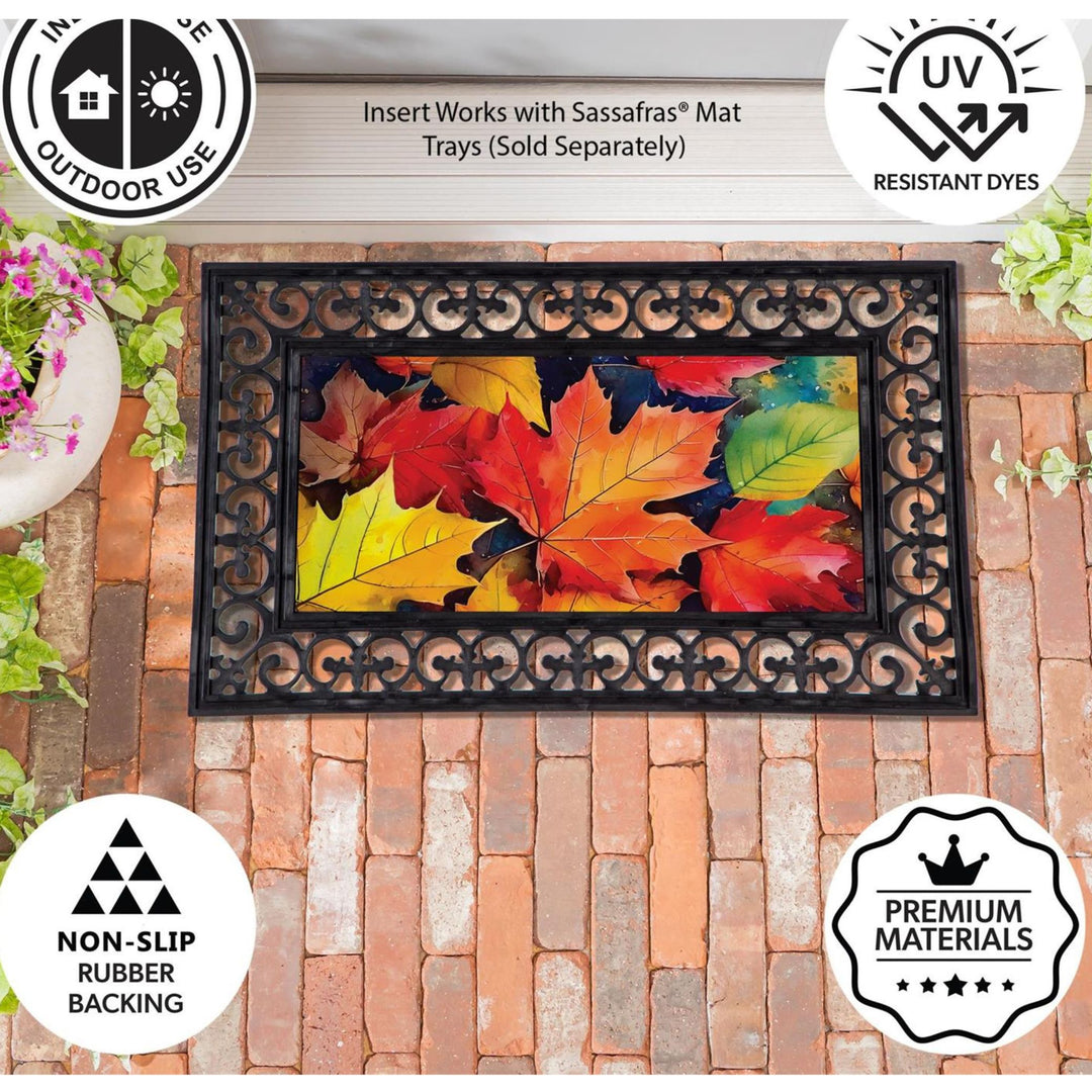 Colorful autumn Leaves Sassafras Switch Mat / 22" x 10"
