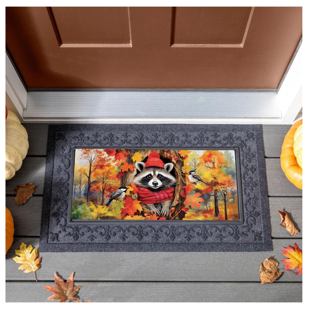 Cozy Autumn Raccoon Sassafras Switch Mat / 22" x 10"