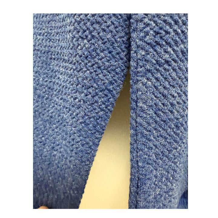 Trisha Tyler Cobalt Blue Asymmetric Button Jacket