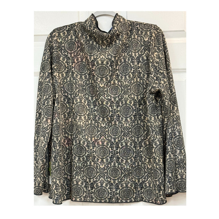 Reversible Mock Neck Top