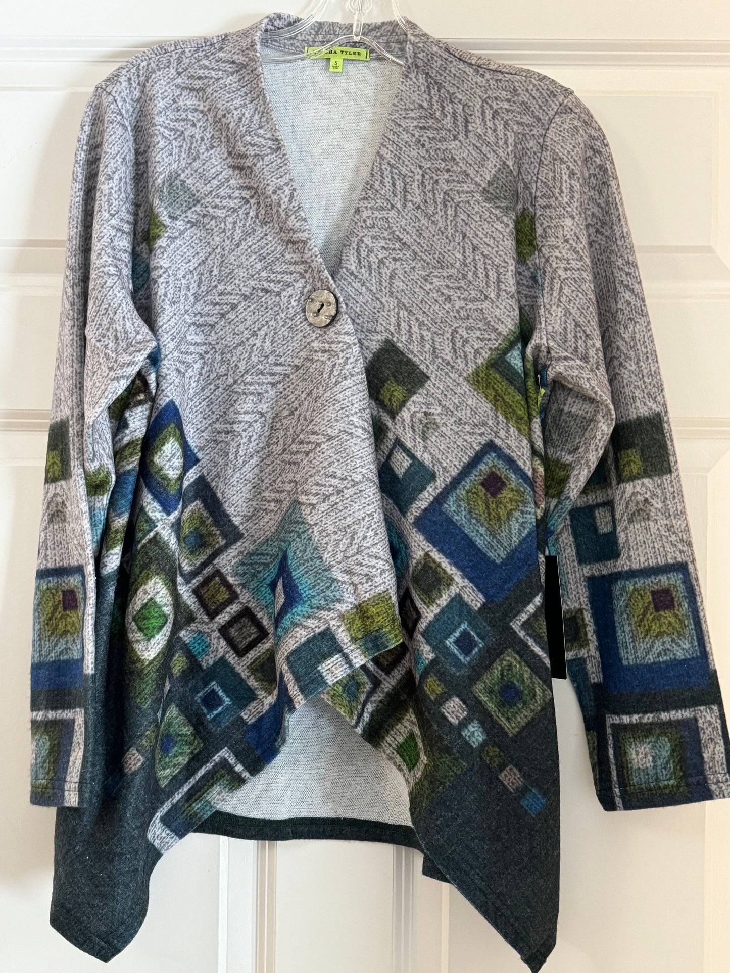 Trisha Tyler One Button Cardigan