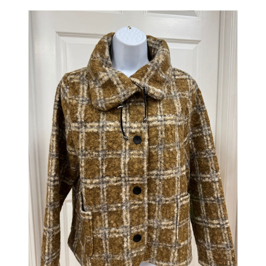 Elegant Plaid Short Jacket