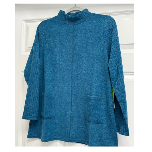 Trisha Tyler Peacock Tunic with Pockets