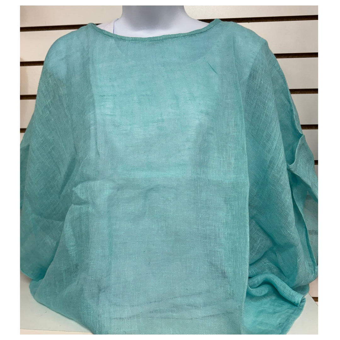 Seaglass Linen Venice Top - One Size