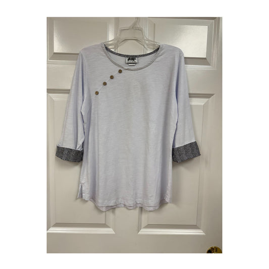 Wild Palms Elbow Sleeve Accent Cuff top