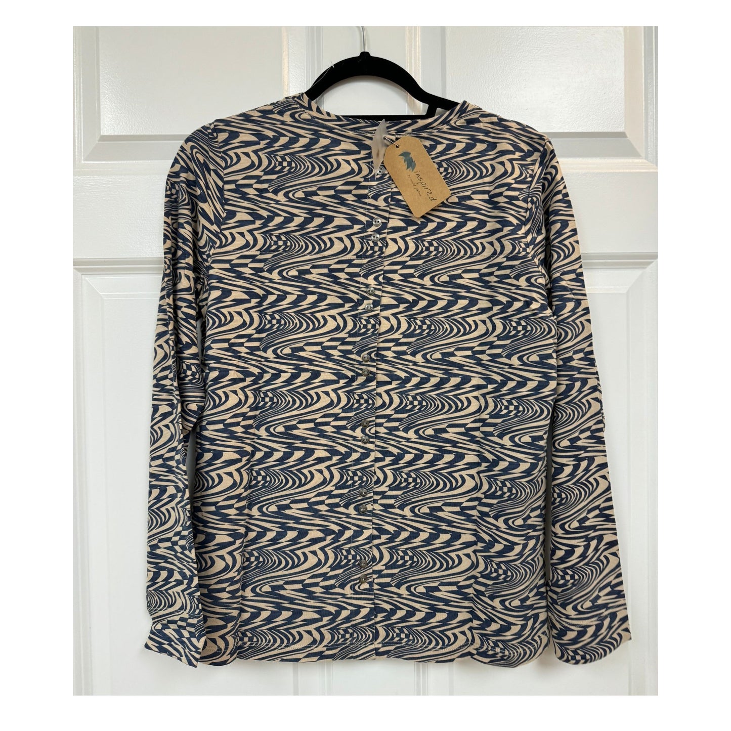 Wild Palm Patch Work Pinted Top