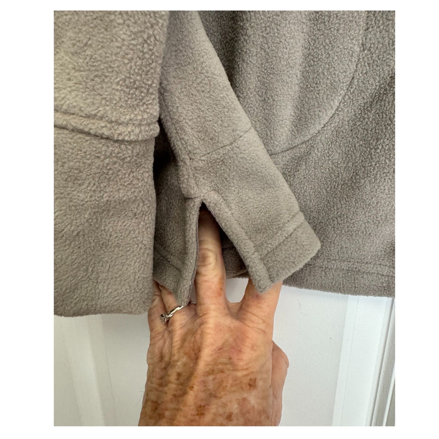 Wild Palm Button Fleece Jacket