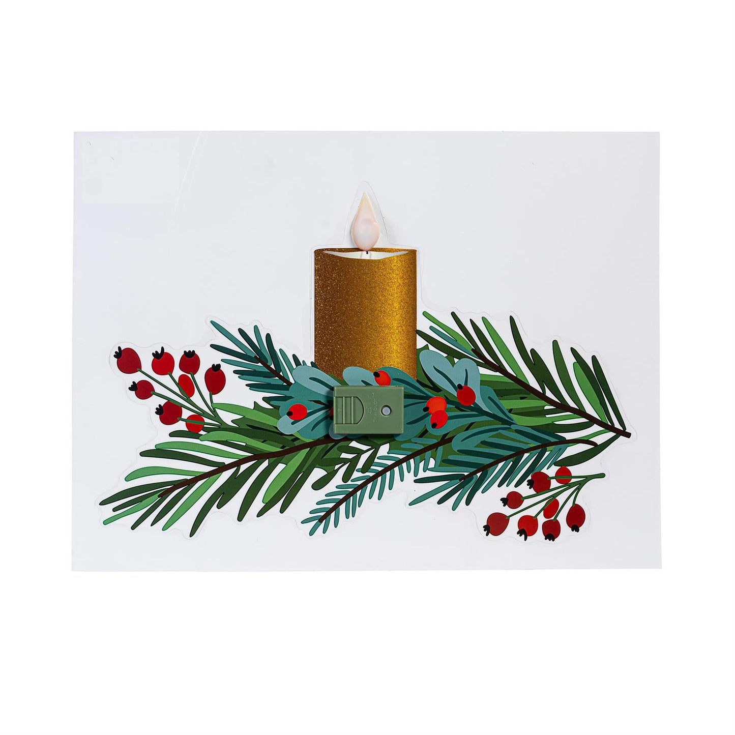 Window Decal Flickering Candle