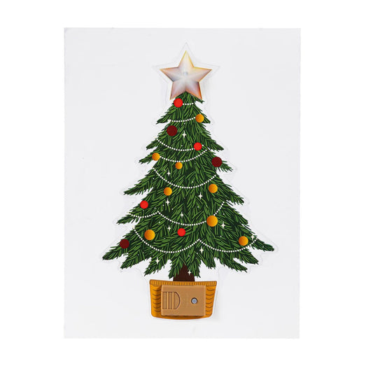 Window Decal Christmas Tree