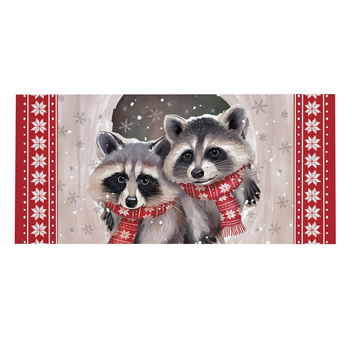 Winter Raccoons Sassafras Switch Mat Insert