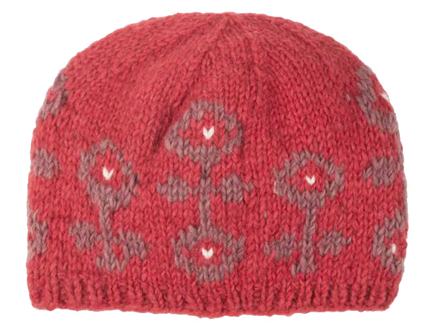 Botanical Embroidered Wool Hat | Handmade in Nepal | Fleece-Lined | Choice of 8 Styles
