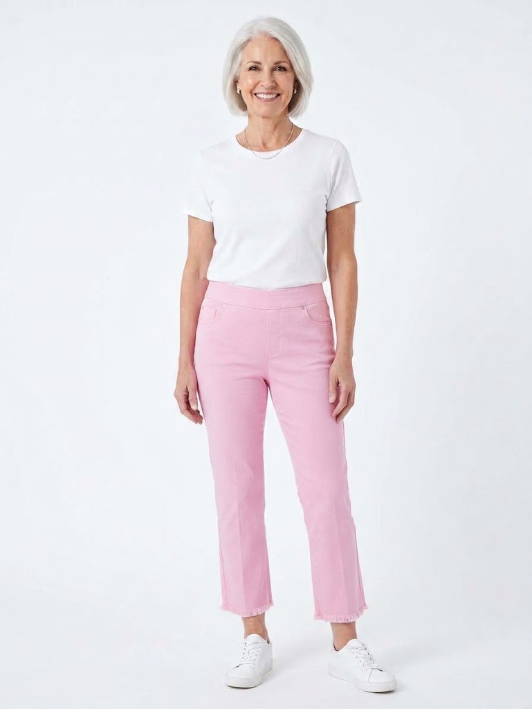 Lisette Hampton Cotton Twill 24" Crop Flair Pant