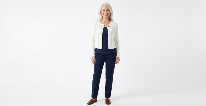 White Bolero  Swing Cardigan - One Button Lightweight Layering Top